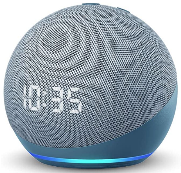 Echo Dot with clock